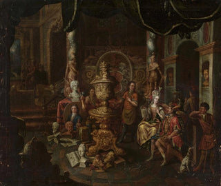 Johann Georg Platzer - In the painters studio.webp