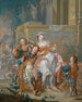 Społeczność muzyki na świeżym powietrzu - Johann Georg Platzer — widok dzieła