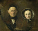 Portret Johann Josepha Hermanna, teścia artysty, z jego wnuczką Idą Schwartze, starszą córką artysty - Johann Georg Schwartze — widok dzieła