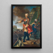 Le prince Eugène de Savoie en tant que général - Johann Gottfried Auerbach — oprawiony obraz na ścianie
