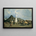 Place du Marché à Szolnok - Johann Gualbert Raffalt — oprawiony obraz na ścianie