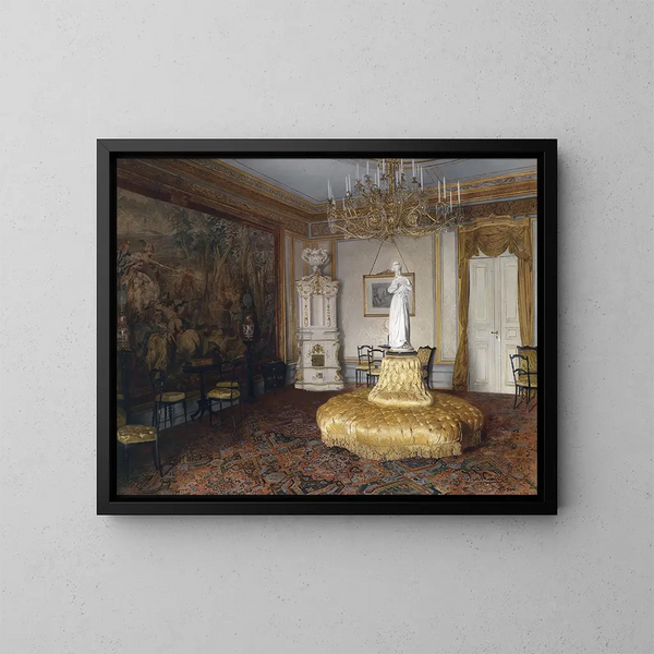 wewnętrzny - Johann Hamza — oprawiony obraz na ścianie