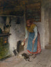 Mleko dla kociąt - Johann Hamza — widok dzieła