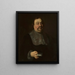 Portret mężczyzny - Johann Heinrich Am Ende — oprawiony obraz na ścianie