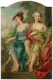 Podwójny portret dwóch dam w pasterkach - Johann Heinrich Keller — widok dzieła
