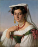 Portret Vittorii Caldoni - Johann Heinrich Richter — widok dzieła
