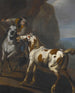 Indii oswajający konia - Johann Heinrich Roos — widok dzieła