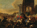 Król Jan Sobieski z Polski podczas bitwy pod Wiedniem - Johann Heinrich Roos — widok dzieła