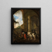 Osteria dans les ruines romaines - Johann Heinrich Roos — oprawiony obraz na ścianie
