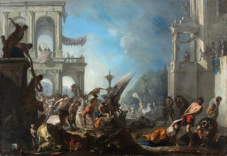 Johann Heinrich Schnfeld - Abduction of The Sabine Women.webp