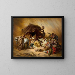 Johann Hermann Kretzschmer - The Samum in the Desert.webp