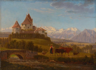 Château de Worb - Johann Jakob Biedermann — widok dzieła