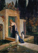 Viviane na grobie Merlina - Johann Jakob Schneider — widok dzieła
