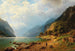 Nadchodząca burza nad jeziorem Brienz - Johann Joseph Jansen — widok dzieła