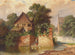 Idylla przy rowie miejskim - Johann Kautsky — widok dzieła