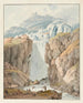 Un Glacier narysowany z natury w kraju szarych Ligues - Johann Ludwig Aberli — widok dzieła