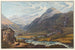 Widok na połączenie dwóch źródeł Renu przedniego, tych z Mont Badus i Crispalt, uchwycony w pobliżu Chiamut - Johann Ludwig Bleuler — widok dzieła