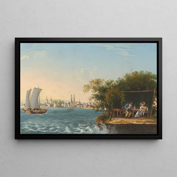 Johann Ludwig Bleuler - Vue de la ville de Zurich.webp