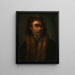 portret mężczyzny - Johann Melchior Roos — oprawiony obraz na ścianie