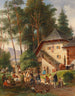 Święto wioski - Johann Nepomuk Passini — widok dzieła