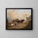 La transhumance - Johann Nepomuk Rauch — oprawiony obraz na ścianie
