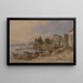Quai de Gaeta - Johann Nepomuk Rauch — oprawiony obraz na ścianie
