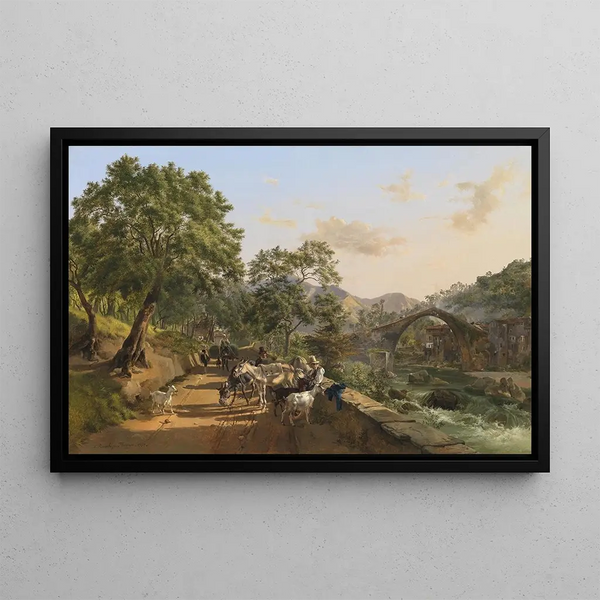 Johann Nepomuk Rauch - Rast an der Landstrae.webp