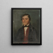 portret Jakob Whrle, oficjalny aktuarius Hornberg - Johann Nepomuk Ummenhofer — oprawiony obraz na ścianie