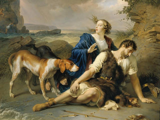 Arindal i Daura - Johann Peter Krafft — widok dzieła