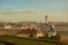 Widok na kanał Dunaju w kierunku Leopoldstadt - Johann Peter Krafft — widok dzieła