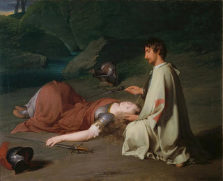 Le baptême de Chlorinde - Johann Peter Krafft — widok dzieła