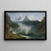 Le Glacier du Rhône - Johann Peter Krafft — oprawiony obraz na ścianie