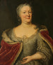 Portret Marie-Louise de Hesse-Cassel, zwanej MaaikeMeu, wdowy po stathouderze Fryzji Jean-Guillaume Friso, księciu Orange-Nassau - Johann Philipp Behr — widok dzieła