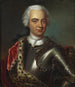 Portret młodego mężczyzny z cyrydami i czerwoną szczęką obramowaną herminą - Johann Salomon Wahl — widok dzieła