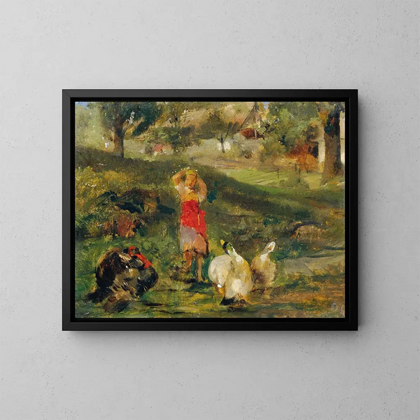 La fille de la source - Johann Till le Jeune — oprawiony obraz na ścianie