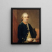 portretu Carla Justiniena von Holzhausen - Johann Wilhelm Hoffnas — oprawiony obraz na ścianie