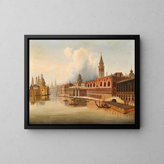 Johann Wilhelm Jankowsky - A Venetian scene.webp