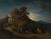 Noc. L'arrivée Samarytanina z rannego do zajazdu - Johann Wilhelm Schirmer — widok dzieła