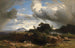 Nadchodząca burza na wiejskiej scenerii rzymskiej - Johann Wilhelm Schirmer — widok dzieła