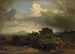 Burza na wiejskiej scenerii w Rzymie - Johann Wilhelm Schirmer — widok dzieła