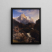 Le Wetterhorn - Johann Wilhelm Schirmer — oprawiony obraz na ścianie
