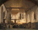Un service à la Geertekerk d'Utrecht - Johannes Bosboom — widok dzieła