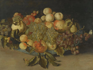 Johannes Bosschaert - Sill Life With Blackberries Apples Peaches And Pears In A Chinese Blue And White Porcelain Bowl.webp