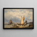 Le Port d'Enkhuizen - Johannes Hermanus Barend Koekkoek — oprawiony obraz na ścianie