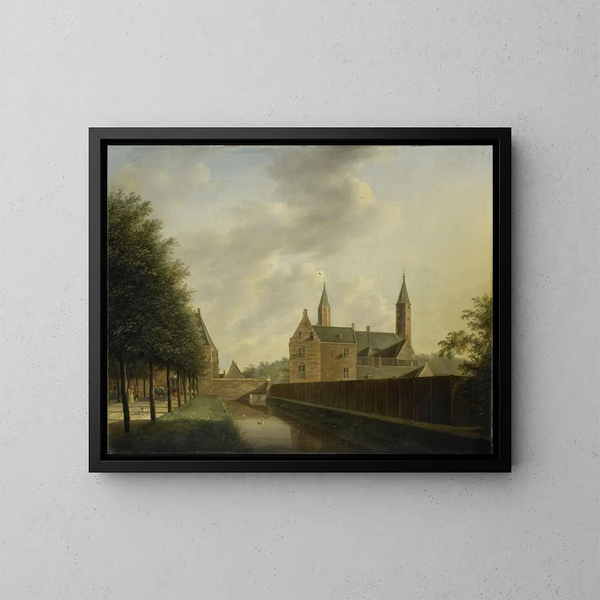 Manoir de Heemstede - Johannes Janson — oprawiony obraz na ścianie