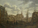 Le Rapenburg à Leyde trzy dni po wybuchu statku z prochem 12 stycznia 1807 - Johannes Jelgerhuis — widok dzieła