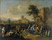 Święto parafii - Johannes Lingelbach — widok dzieła