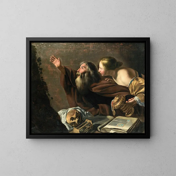 Vanité - Johannes Paulus Moreelse — oprawiony obraz na ścianie