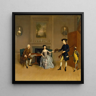 John Orde, sa femme Anne et son fils aîné William - Arthur Devis