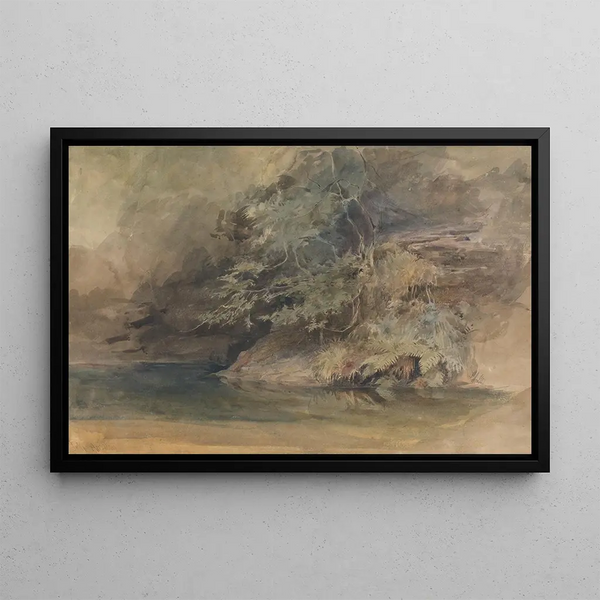 John Absolon - Trees by a Pool.webp